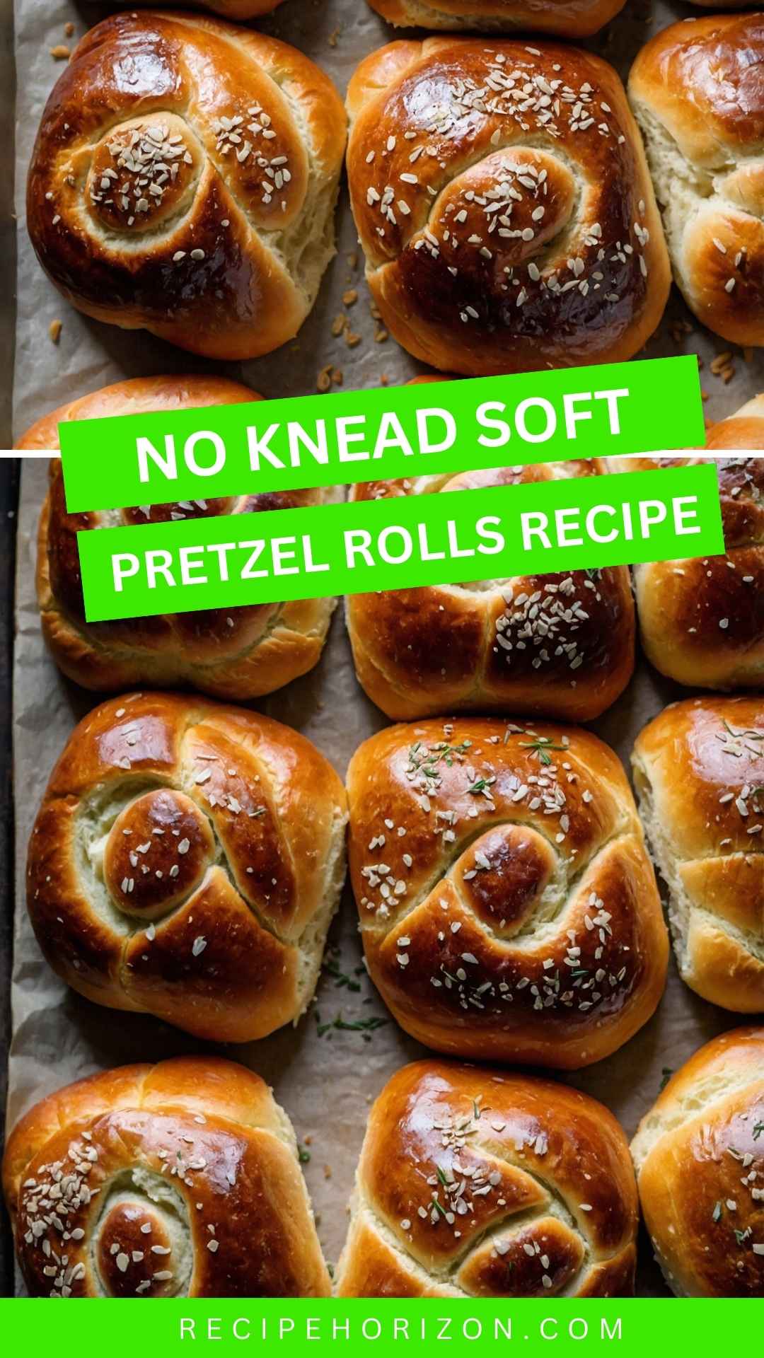 Achieve Perfect Chewy No-Knead Soft Pretzel Rolls